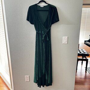 Baltic Born Dark Green High Low Dress